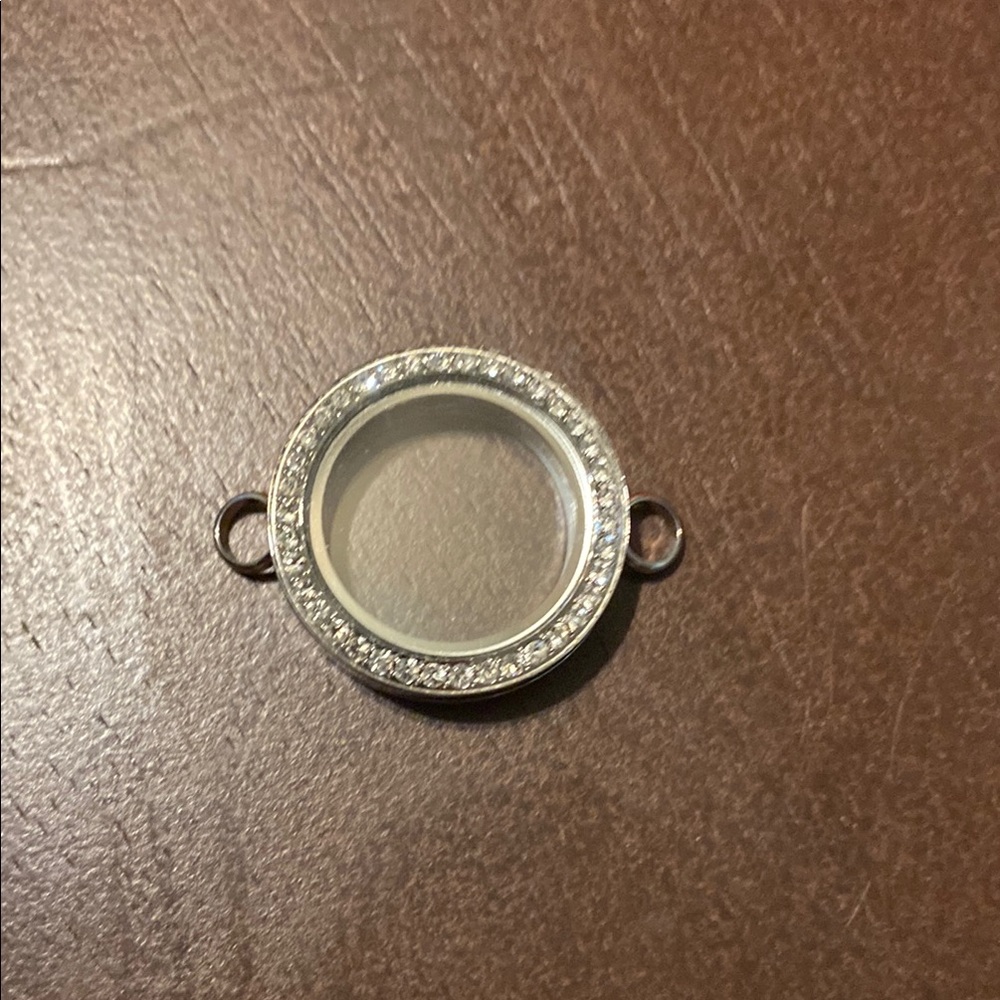 Silver Crystal Origami Owl Locket